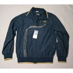 Adidas Girls‎ Size XXL Sport Active Wear Jacket Navy Blue  Full Zip Up NWT